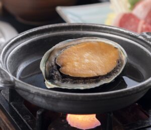 蝦夷あわび踊焼き